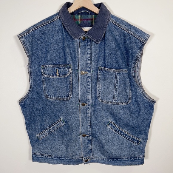 NORTHWOODS | VINTAGE MEN'S JEANS VEST - Picture 1 of 13